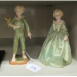 Two Royal Worcester china figures, designed by FG Doughty 6.