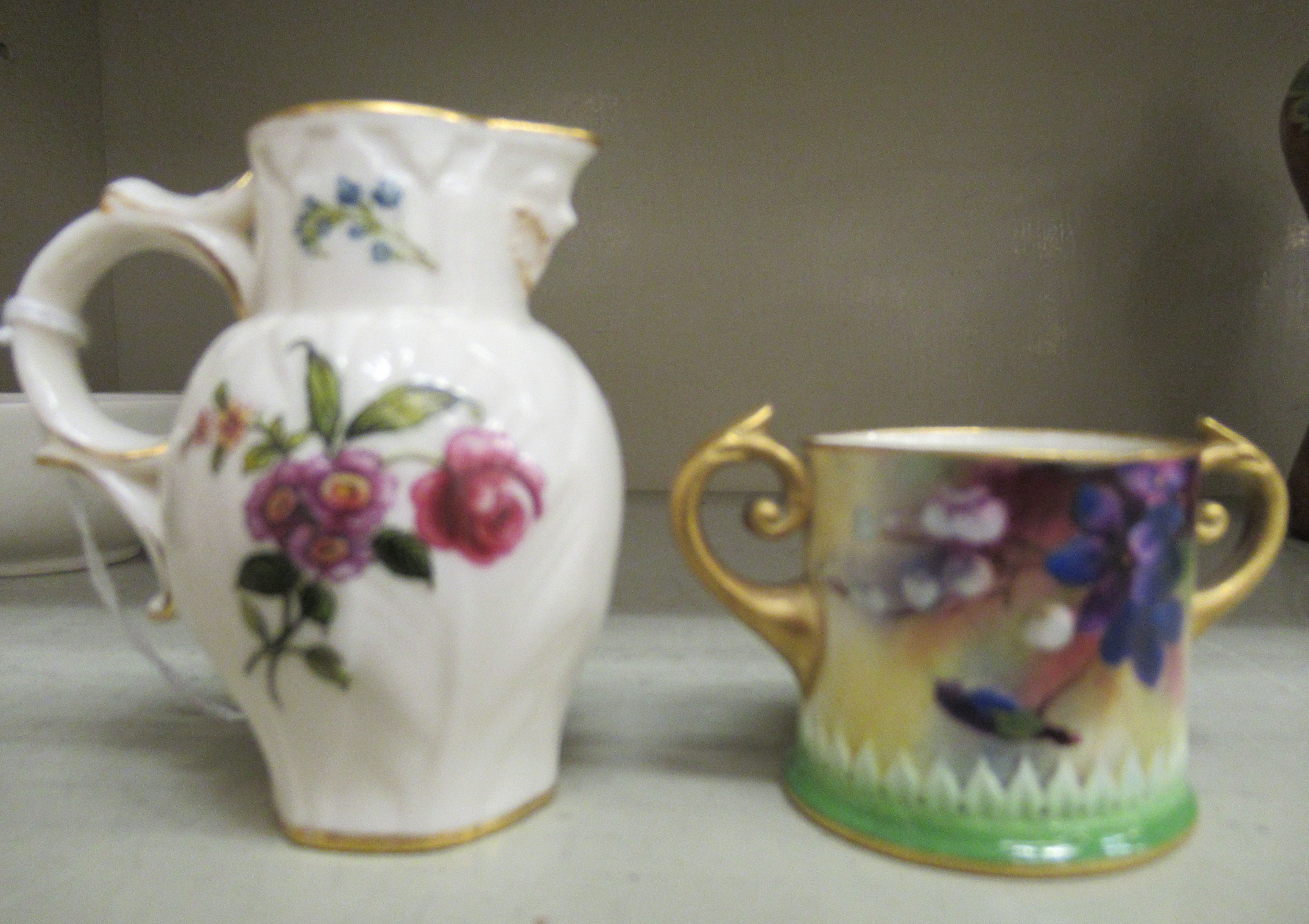 Worcester china ornaments, viz. - Image 3 of 4