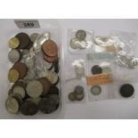 19thC to present day British and other European coins: to include Victorian and George V sixpences