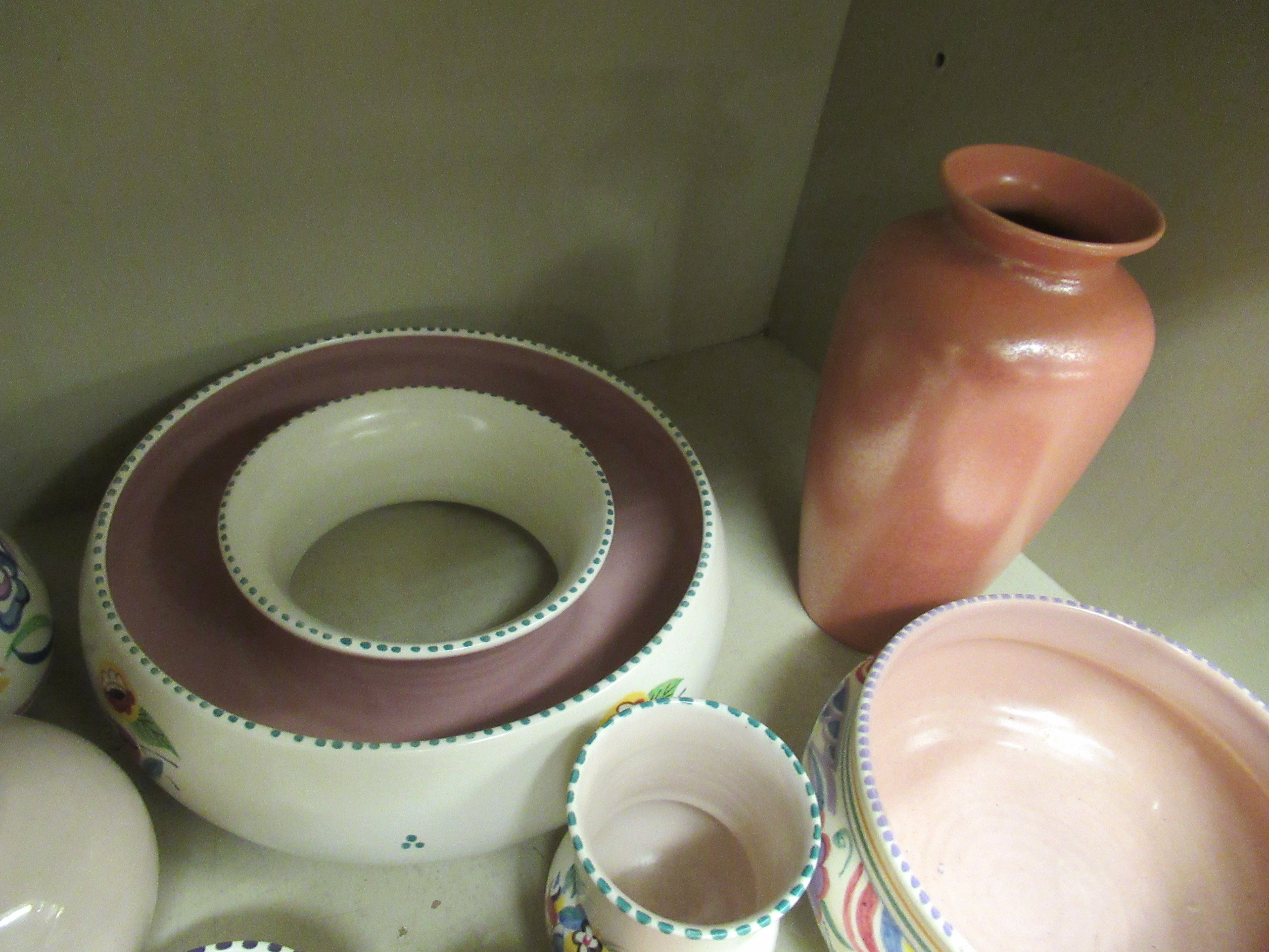 Poole pottery: to include a posy bowl 9. - Image 3 of 3