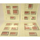 Postage stamps, Great Britain: King Edward VII corner blocks plates,