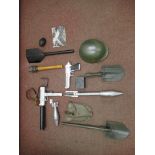 20thC Militaria and related items: to include a KSC Corporation replica MIIAI submachine gun and