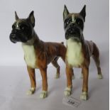 A pair of Goebel china models,