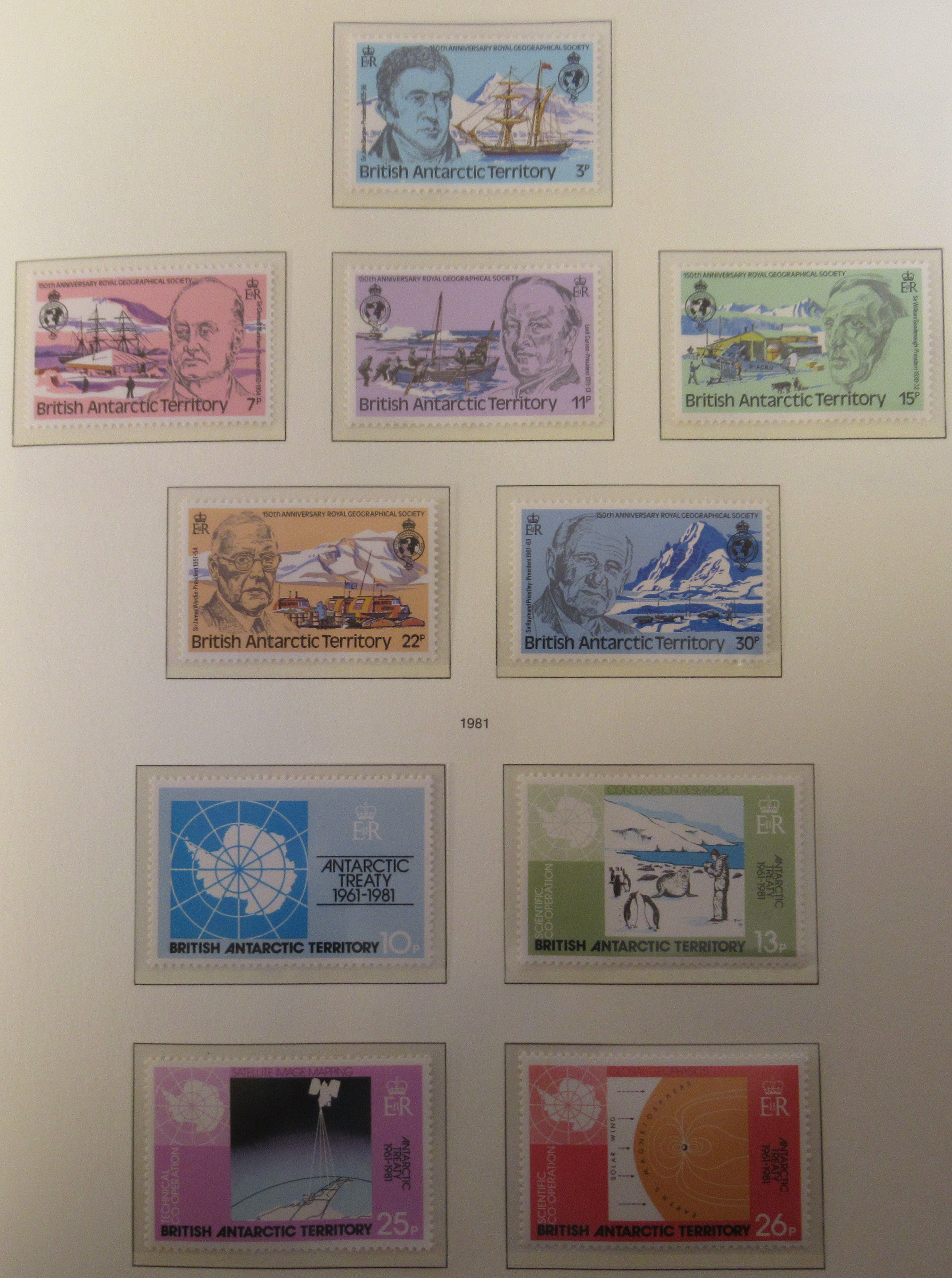 Postage stamps: Australian and British Antarctic Territories U - Image 5 of 6