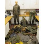 Military uniforms: to include German and other coats,