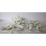An early 20thC child's porcelain tea set,