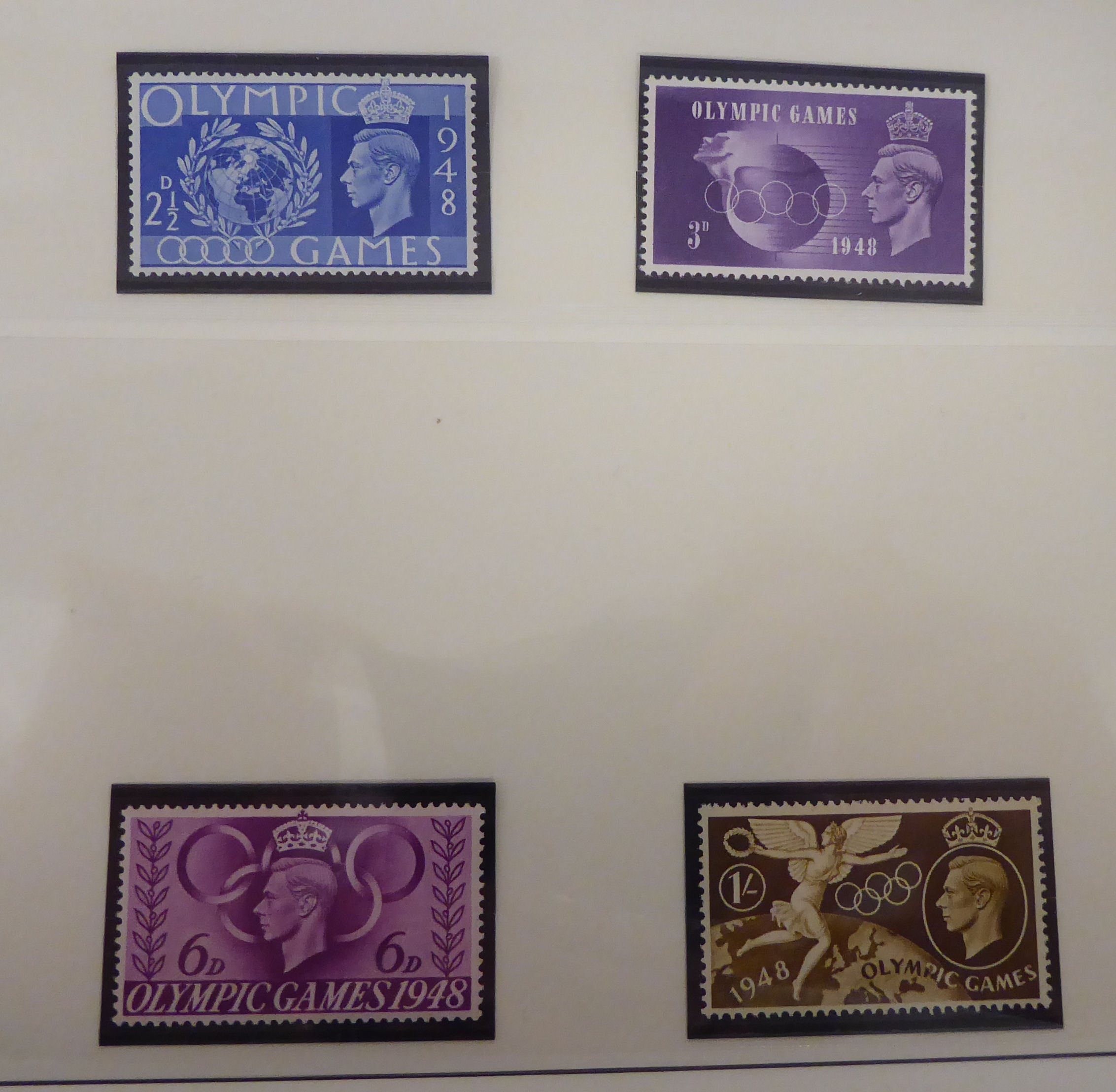 Postage stamps, Great Britain: King George VI commemoratives, comprising Coronation, Victory, - Image 2 of 5