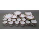 Royal Worcester bone china Royal Garden pattern tableware U