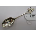 A silver teaspoon,