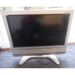 A Sharp Aquos 25'' television,