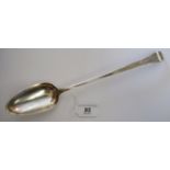 A George III silver Old English pattern basting spoon London 1794 11