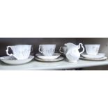 A Royal Albert bone china Haworth pattern tea set OS4