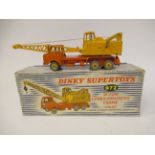A Dinky Supertoys diecast model 20.ton Lorry-Mounted Crane 'Coles' no.