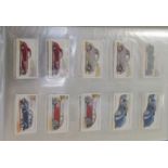 Uncollated John Player & Sons and other cigarette cards: to include Vintage Motors,