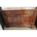 A modern Regency inspired mahogany finished serving table,