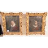 Two 'antique' European School portraits of gentlemen,