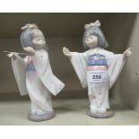 Two Lladro porcelain figures,