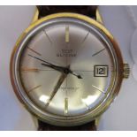 A 1960s Cycline Compressor gold plated/stainless steel cased wristwatch,