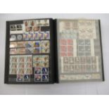 Two albums containing mainly (unused) Royal Mail mint and other loose postage stamps: to include