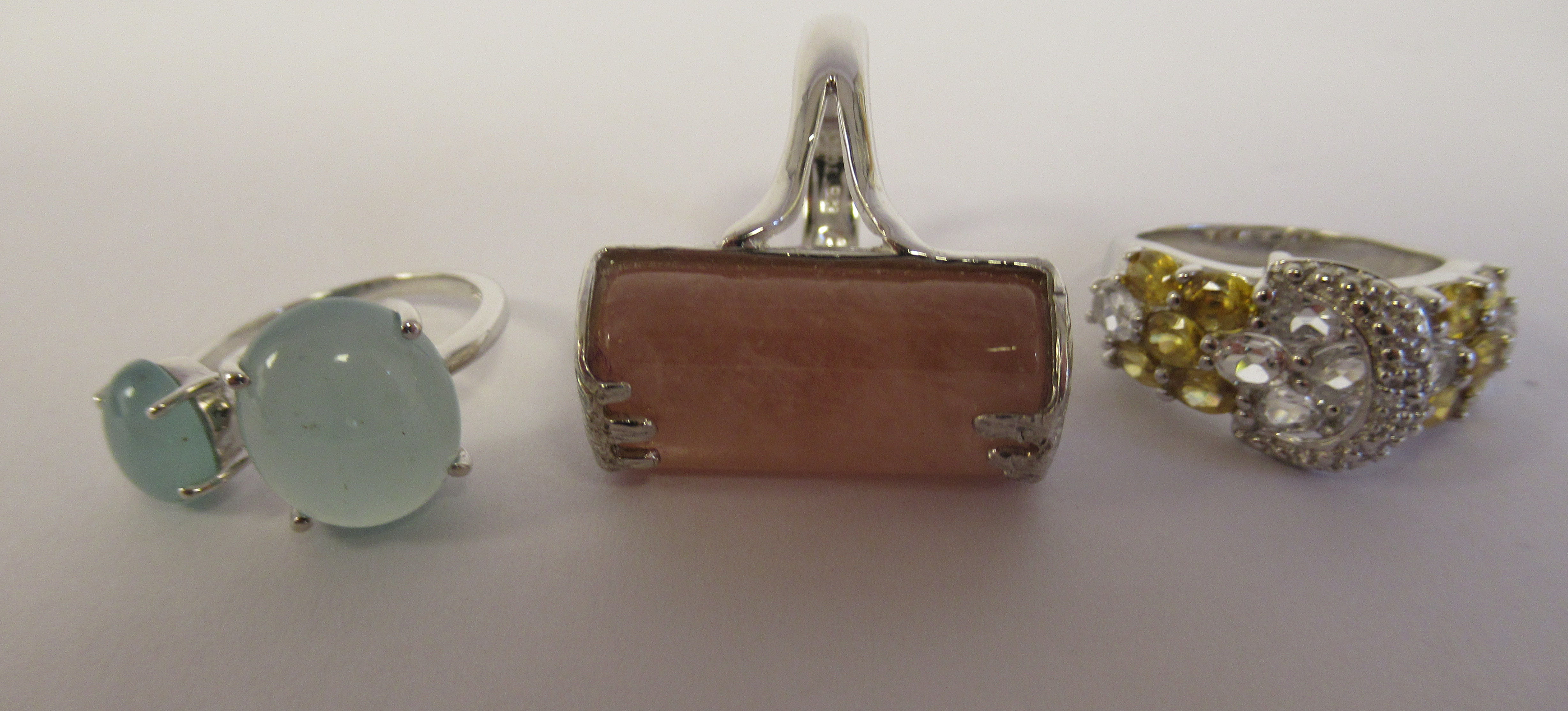 Sterling silver mounted jewellery: to include a ring, - Image 4 of 5