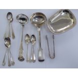 Small silver and white metal collectables: to include mainly teaspoons mixed marks 11