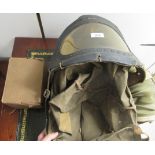 A World War II issue radiation gas mask (Please Note: this lot is offered subject to the statement