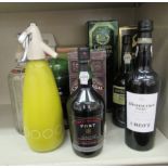 Ports and spirits: to include a bottle of Remy Martin fine Champagne Cognac boxed;