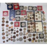 Uncollated mainly British pre-decimal coins: to include Churchill crowns OS10