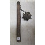 An 'antique' iron mace,