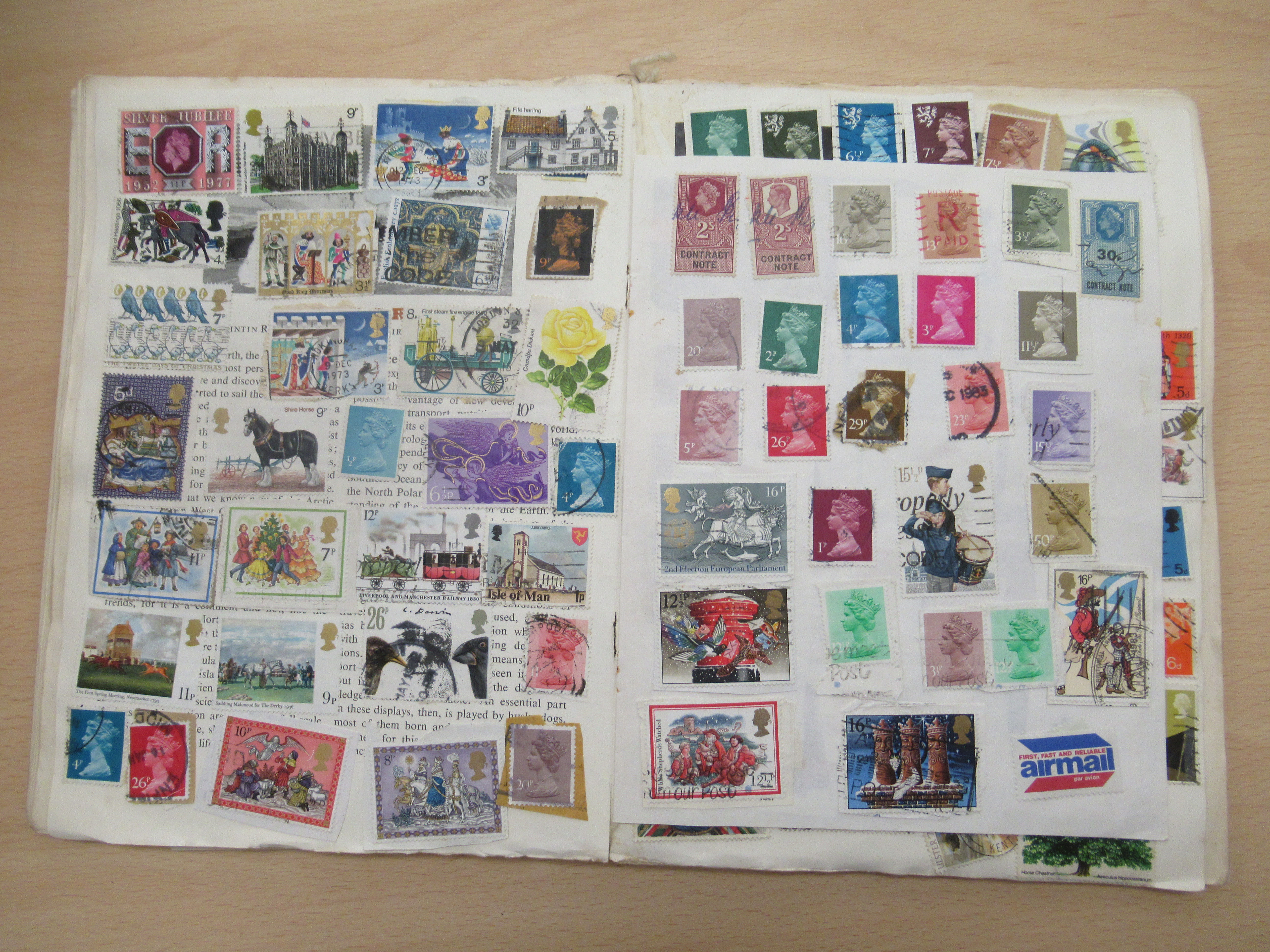 A 'schoolboys' stamp album, - Image 4 of 7