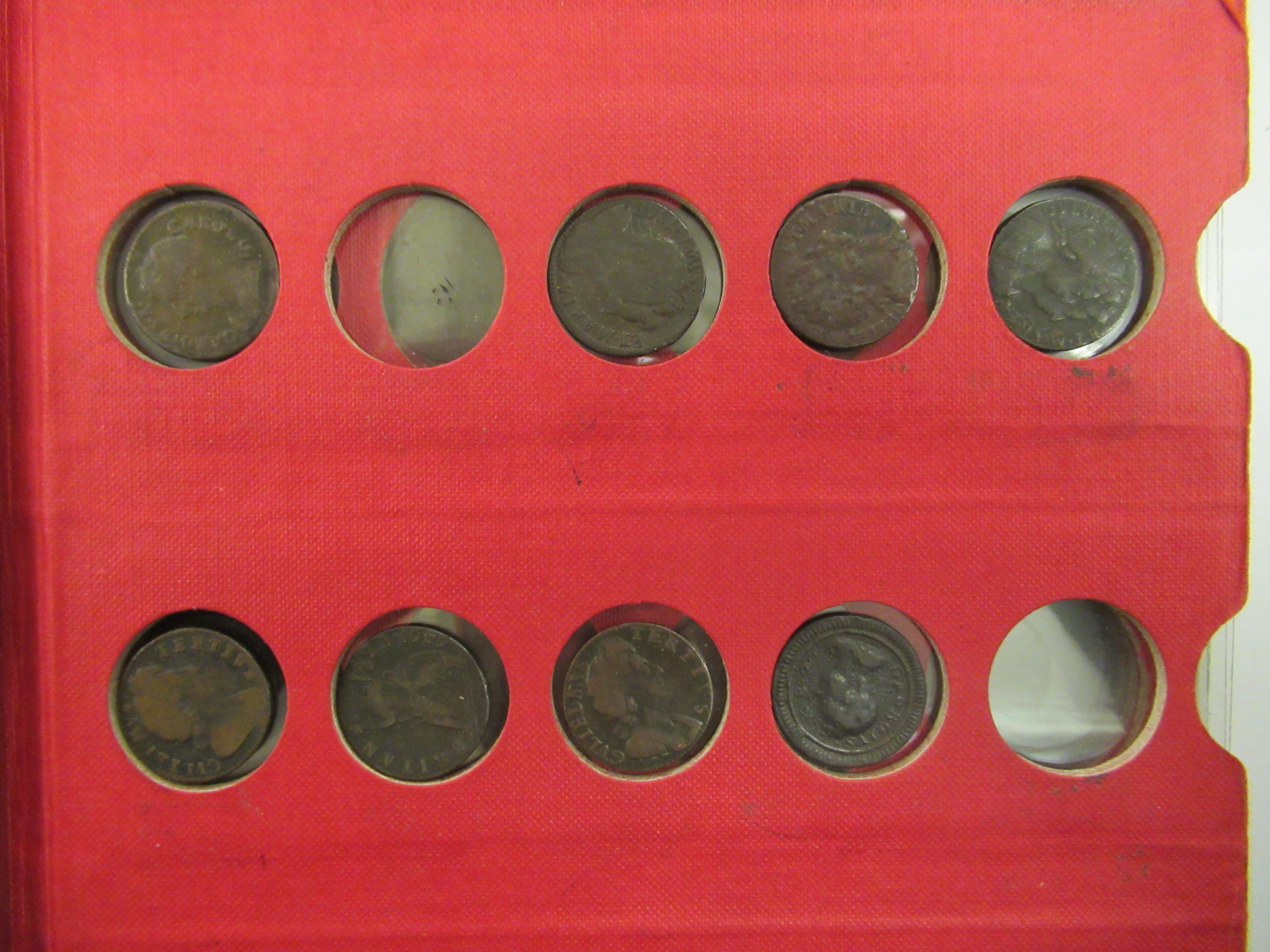 An (incomplete) 'Coin Library' from 1672-1837, - Image 2 of 9