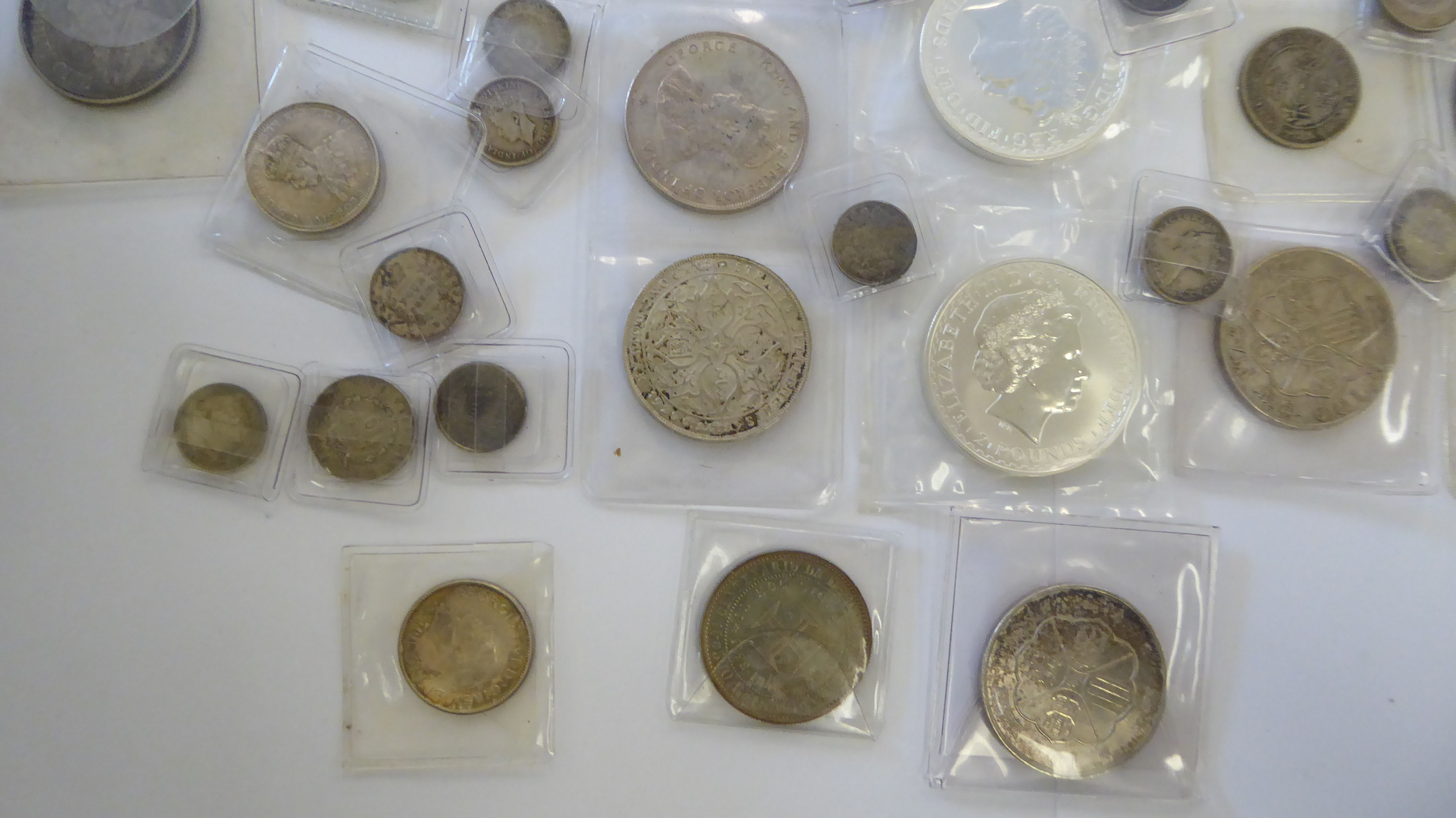 Uncollated world coins: to include 19th & 20thC issues; a 1919 Straits Settlement one dollar; - Image 4 of 5