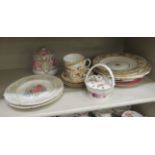 19thC ceramics: to include a Davenport china teapot,