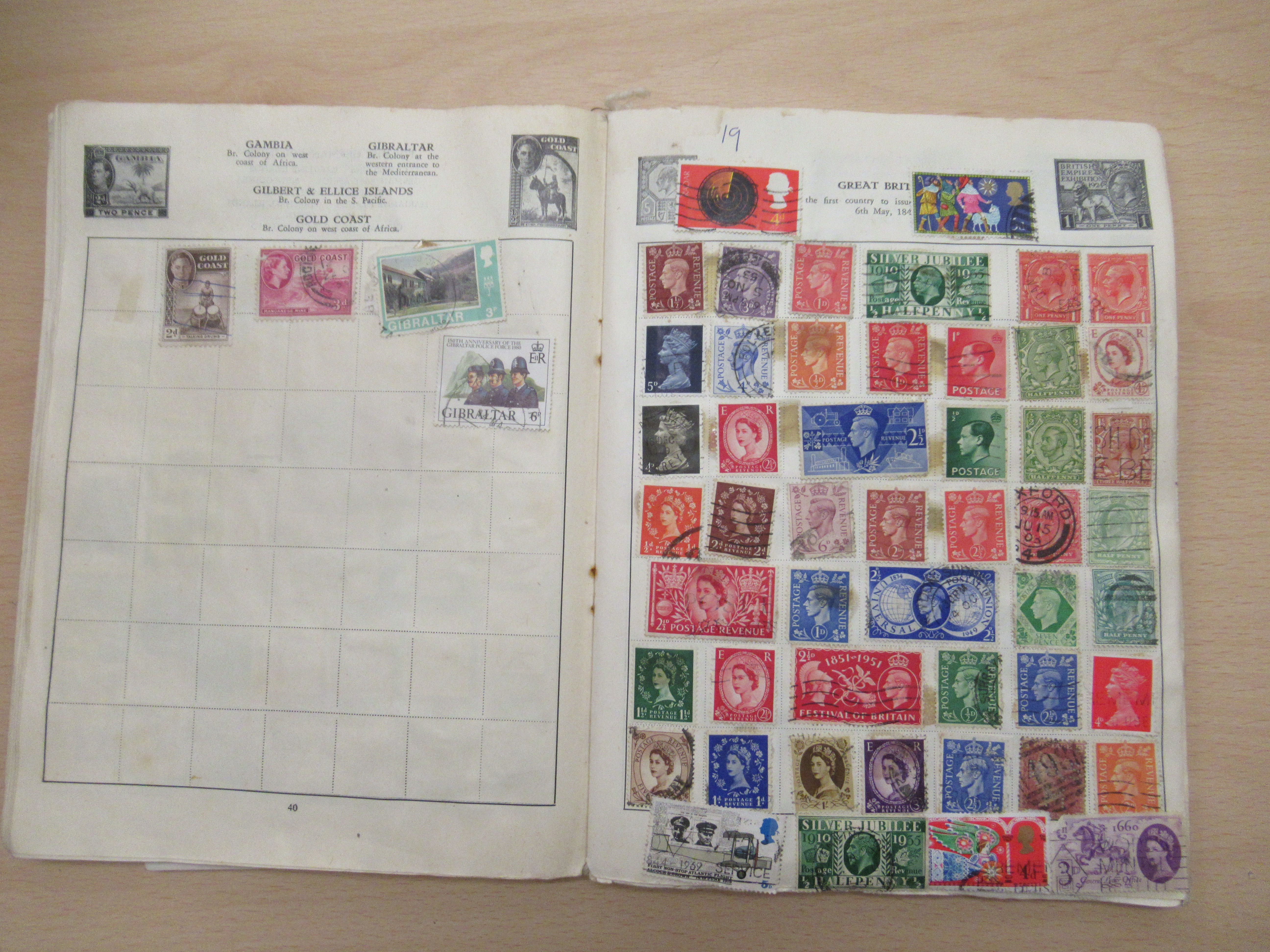 A 'schoolboys' stamp album, - Image 3 of 7