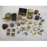 Collectables and items of personal ornament: to include a lady's 9ct gold cased wristwatch;