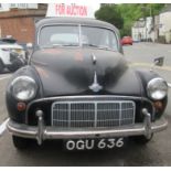 A 1953 (Historic Vehicle) Morris Minor, Series 2, four door saloon car, Reg.No.