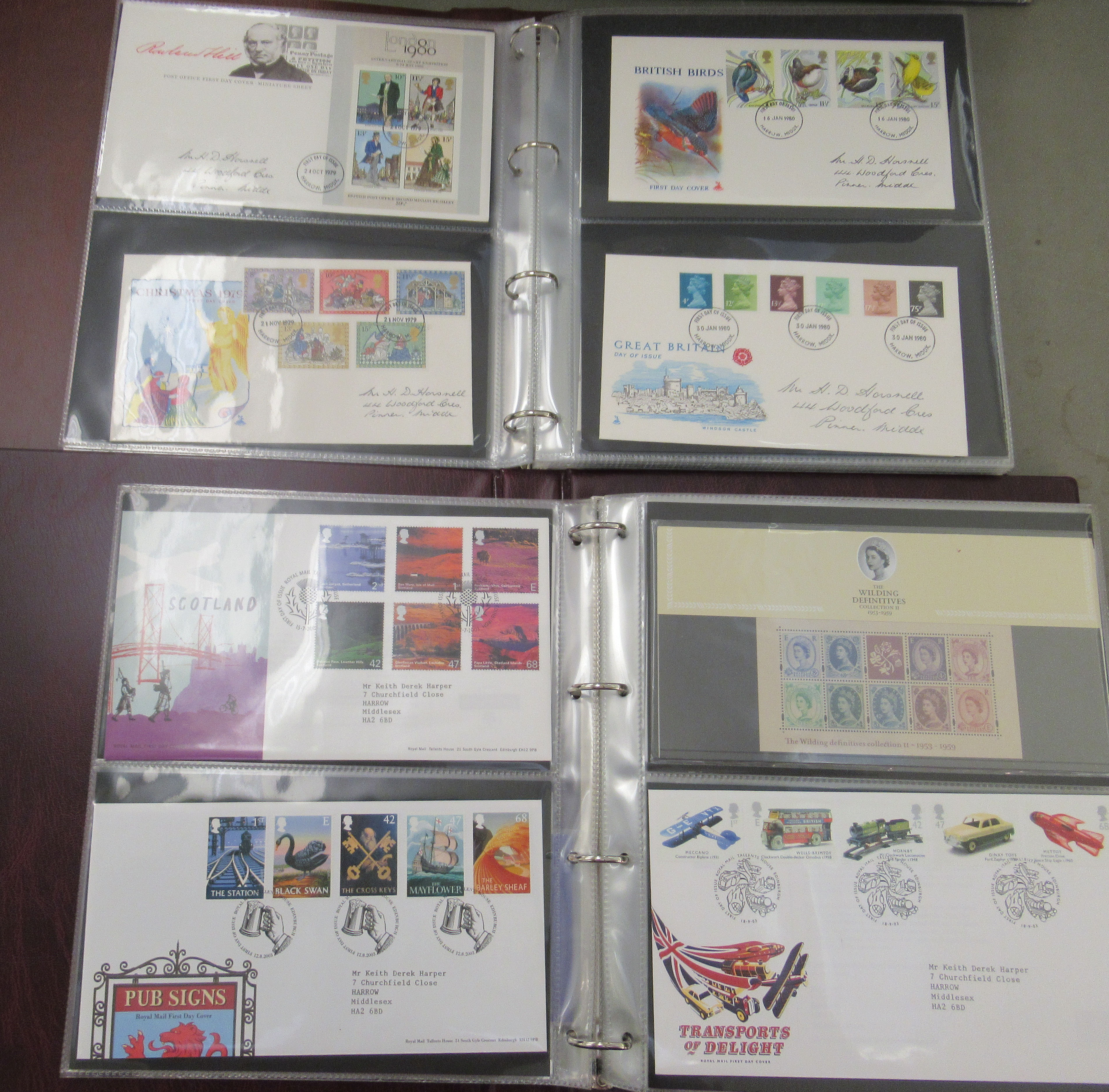 Seven albums containing First Day covers, circa 1985-2002: to include National Trust, Coronation, - Image 5 of 8