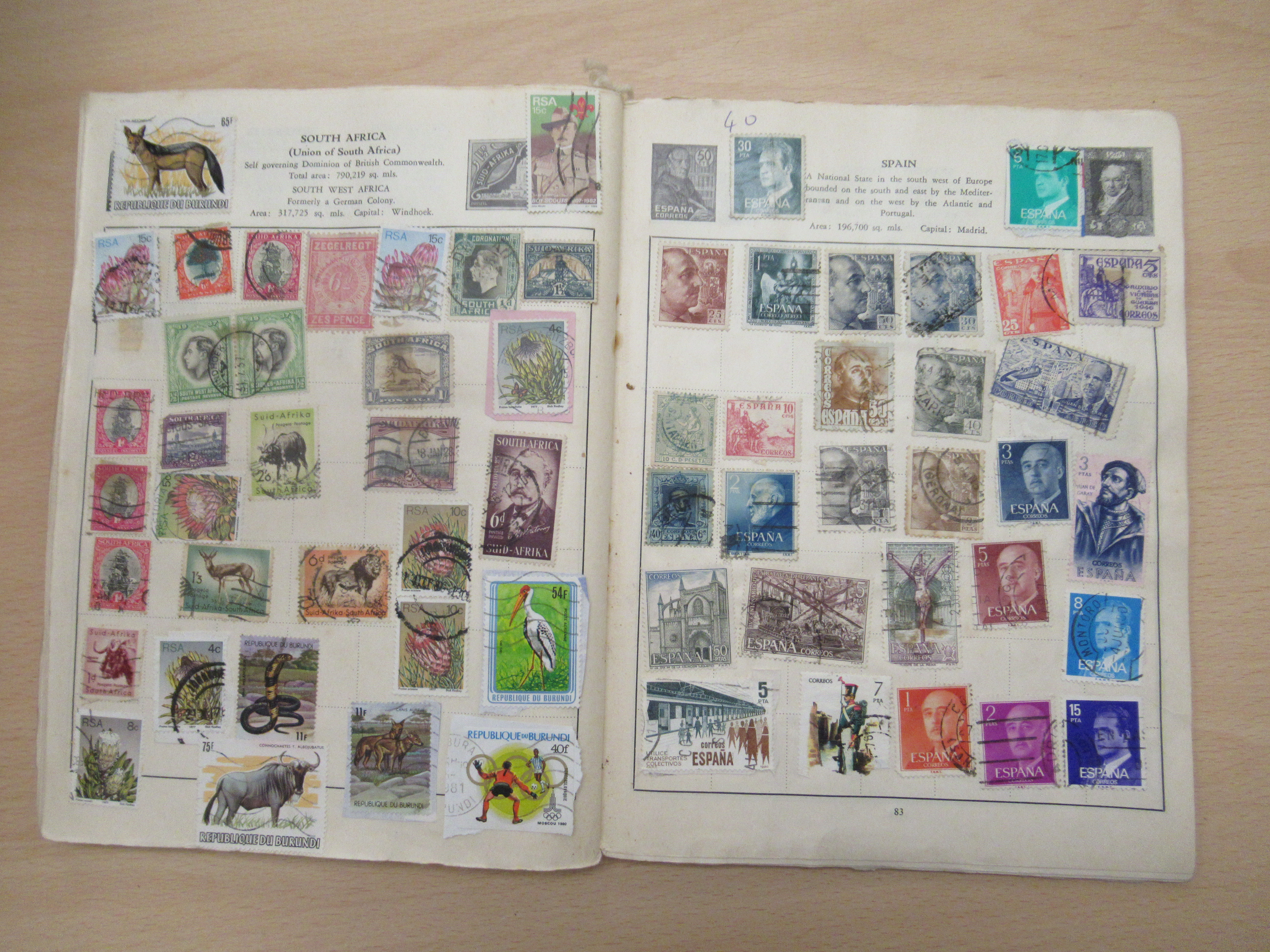 A 'schoolboys' stamp album, - Image 7 of 7