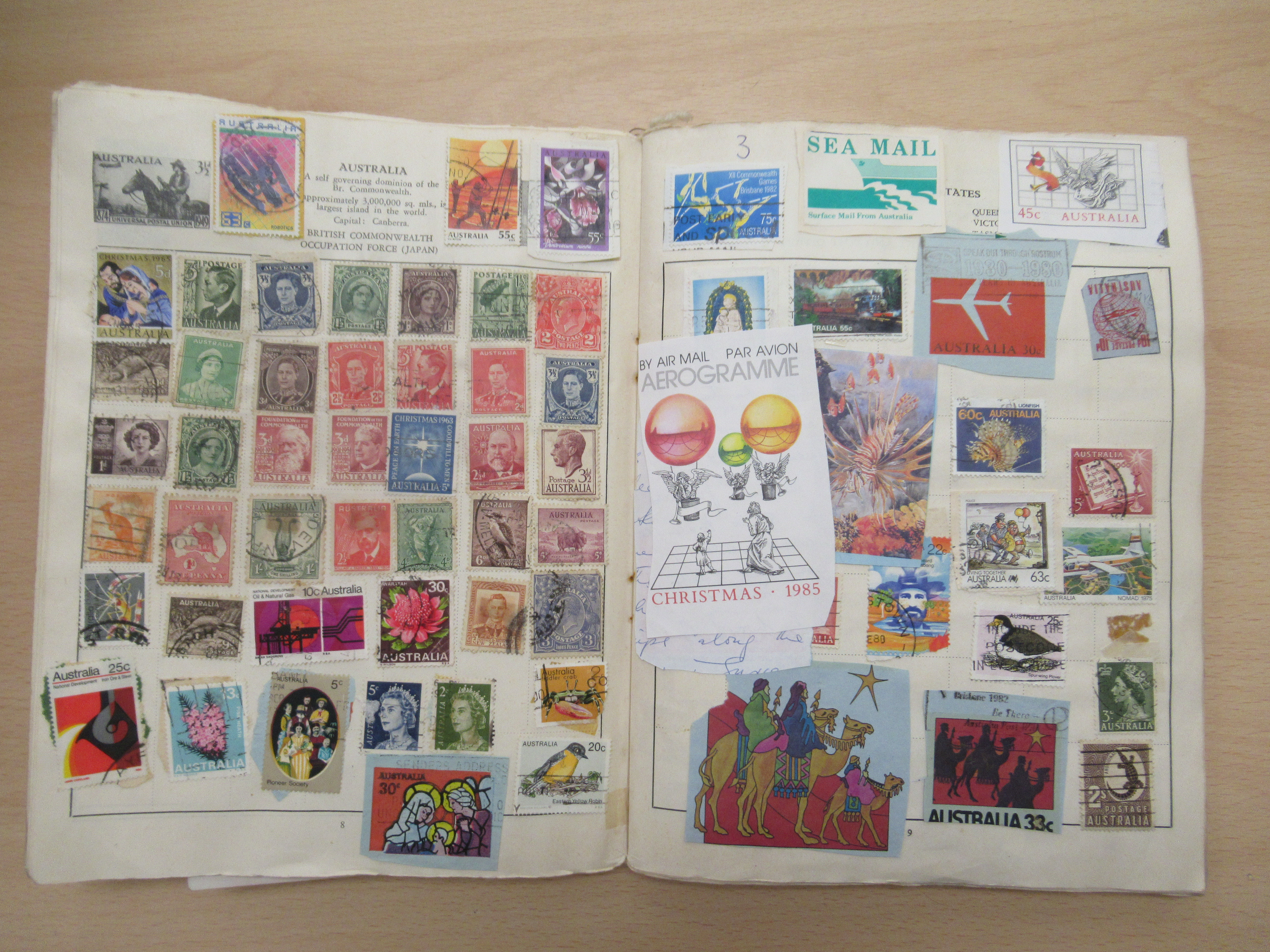 A 'schoolboys' stamp album, - Image 2 of 7