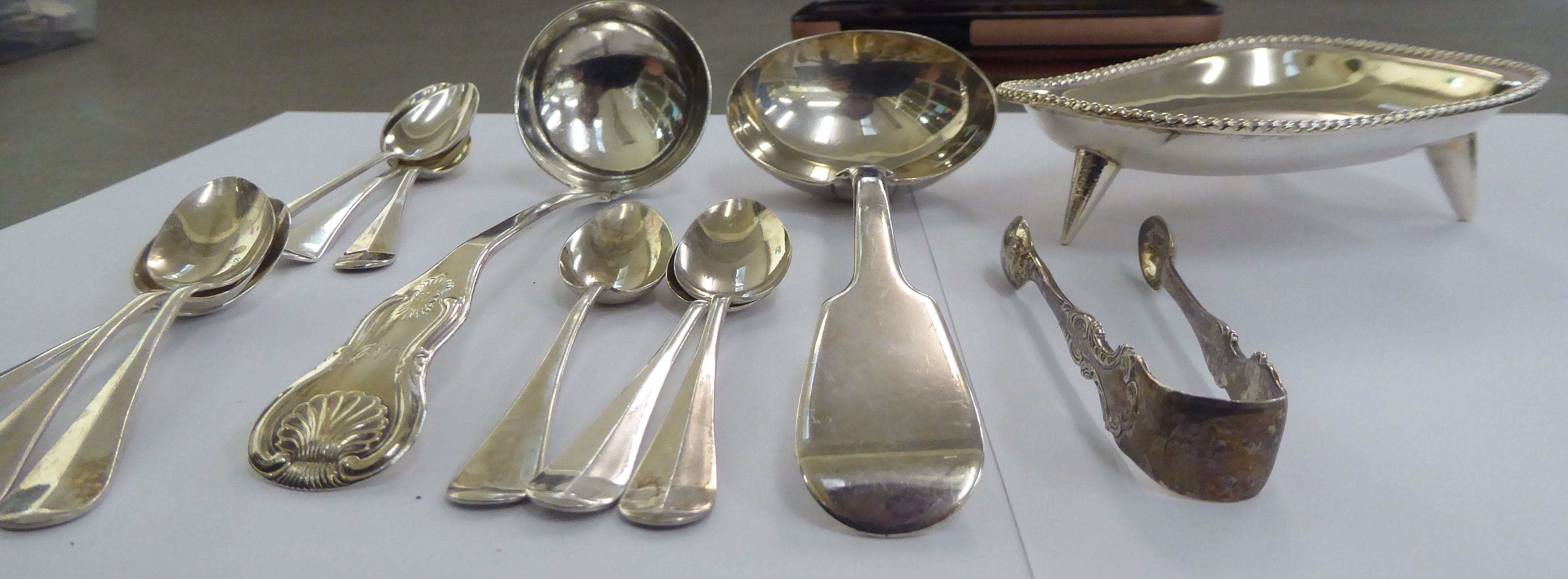 Small silver and white metal collectables: to include mainly teaspoons mixed marks 11 - Image 2 of 2