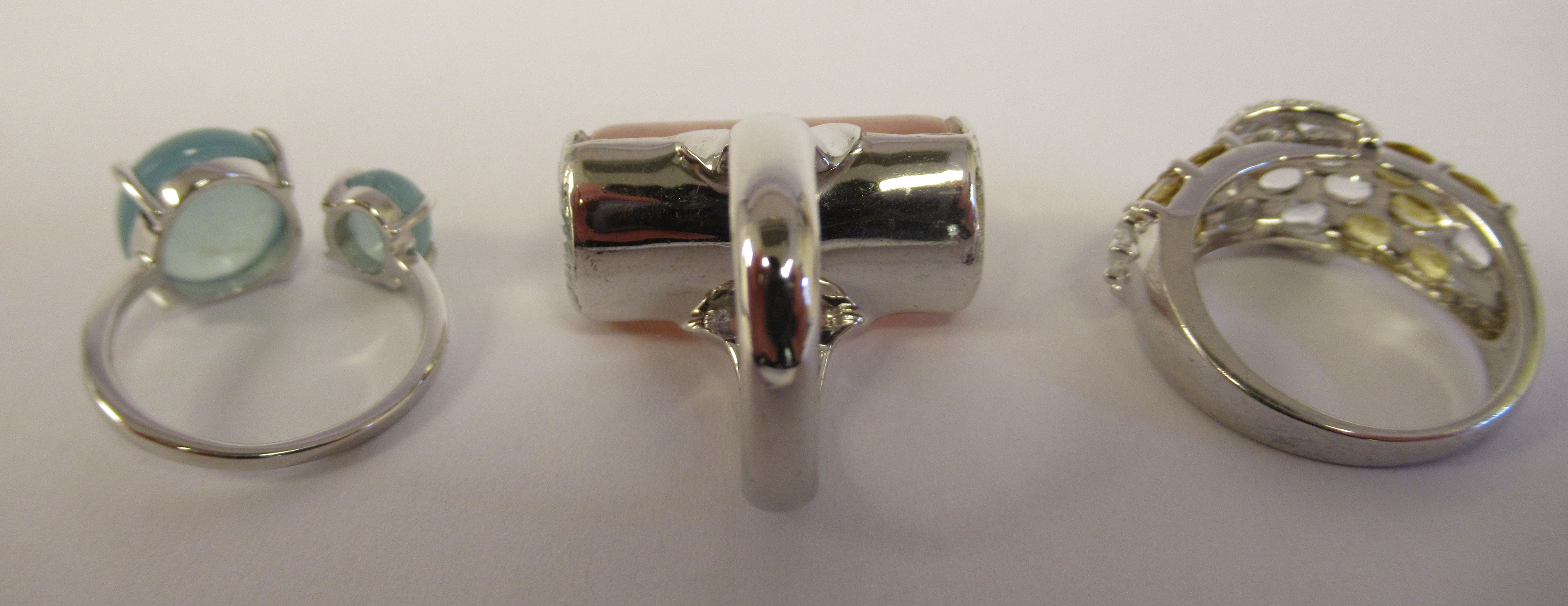 Sterling silver mounted jewellery: to include a ring, - Image 5 of 5