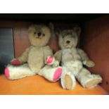 A mid 20thC Chiltern mohair 'Hug Me' Teddy bear with mobile limbs;