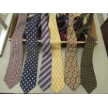 Polyester and cotton ties, in various patterns: to include examples by Fiz.St.