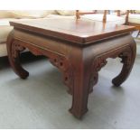 A modern Chinese hardwood coffee table,