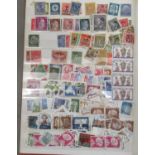 Postage stamps - mixed stock books: to include unmounted mint