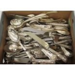 Mappin & Webb and other Kings and other pattern, silver plated and stainless steel cutlery and