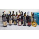 Wines and spirits: to include Mateus Rose, French Brandy, Loreto Vestino and Port
