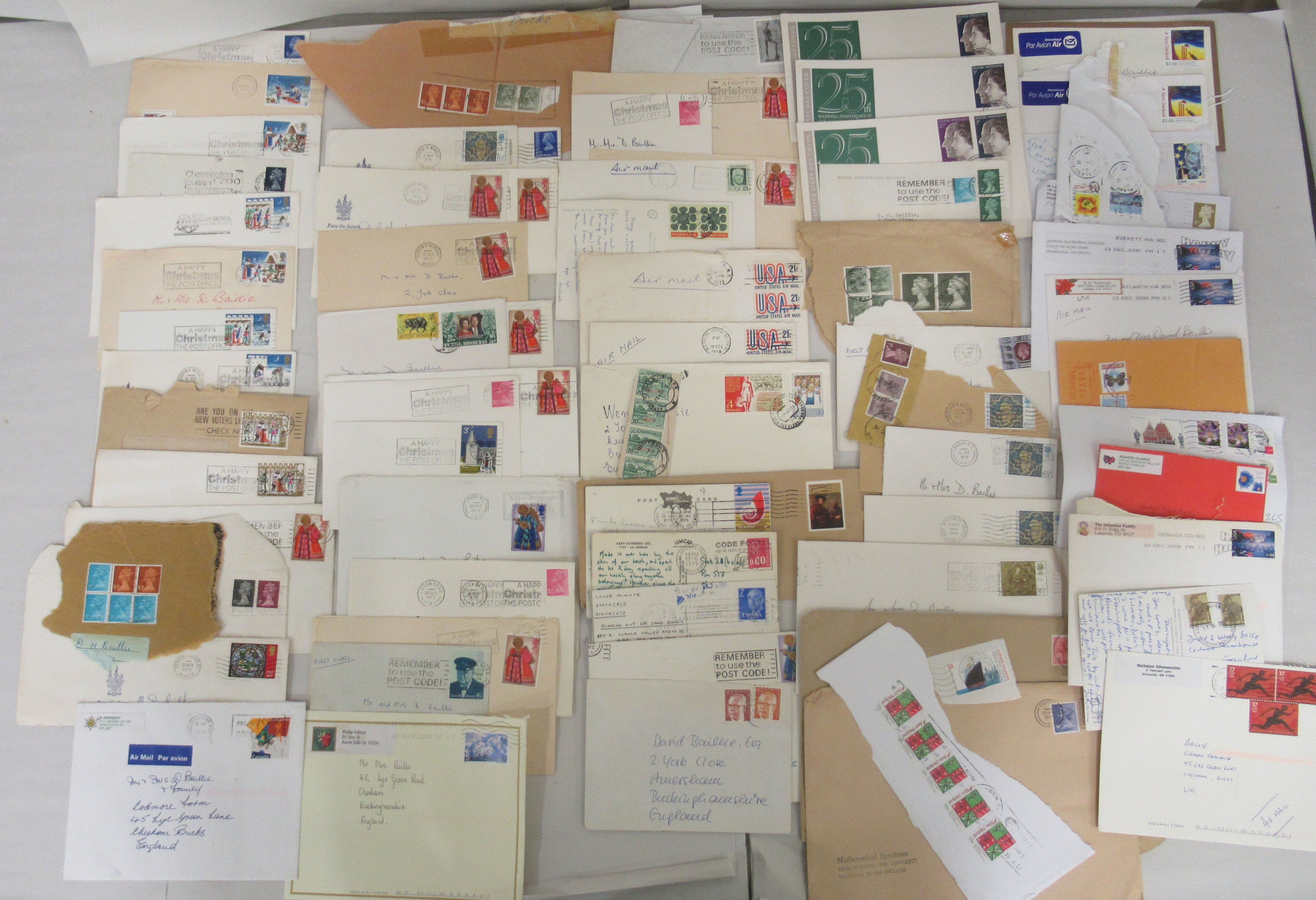 Uncollated British and other used postage stamps: to include Australian, Dutch and USA issues - Image 3 of 6