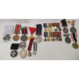 British and foreign 20thC military and civilian medals and other awards: to include a 1939 German