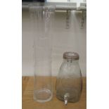 Glassware: to include a Kilner 3ltr water dispenser  14.5"h